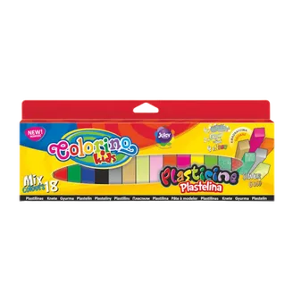 PLASTILĪNS COLORINO MIX 18KRĀSASX20G