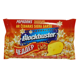 POPKORNS BLOCKBUSTER AR ČEDARA SIERA GARŠU 99G
