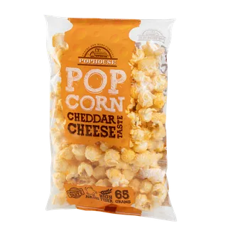 Popkorns POPHOUSE ar čedara siera garšu, 65g