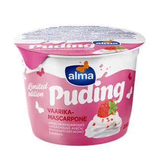 PUDIŅŠ ALMA AR MASKARPONE UN AVEŅU GARŠU 230G