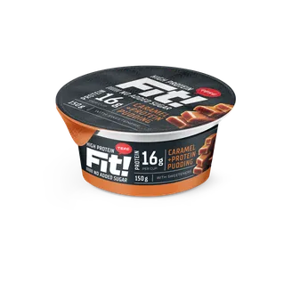 PUDIŅŠ FIT PROTEĪNA AR SĀĻO KARAMELI 150G
