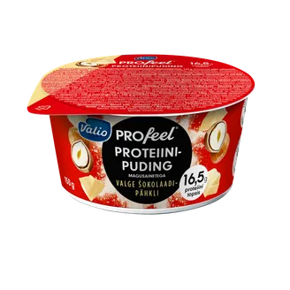 PUDIŅŠ VALIO PROFEEL PROT. AR BALTĀS ŠOK. RIEKSTU GARŠU 150G