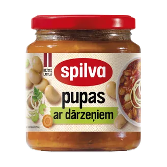 PUPAS SPILVA AR DĀRZEŅIEM 570G