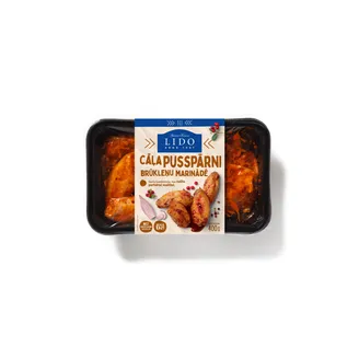 Cāļa pusspārni brūkleņu marinādē 400g, Lido