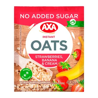 PUTRA AXA AR KRĒJ.ZEMENĒM BANĀNIEM BEZ PIEVIENOTA CUK. 40G