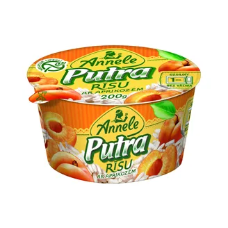 Rīsu putra ar aprikozēm 6% 200g ANNELE