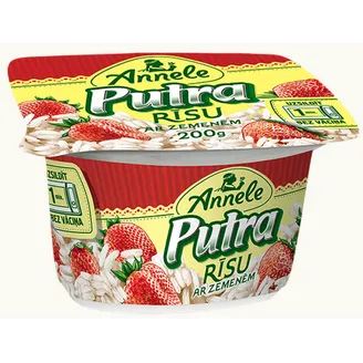 Rīsu putra Annele ar zemenēm 200g