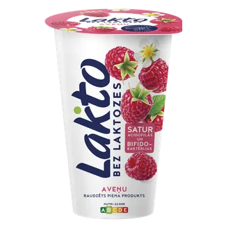 RAUDZĒTS PIENA PRODUKTS LAKTO AVEŅU BEZLAKTOZES 200G