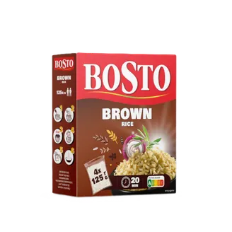 RĪSI BOSTO BRŪNIE 4X125G