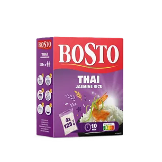 RĪSI BOSTO THAI JASMINE 4X125G