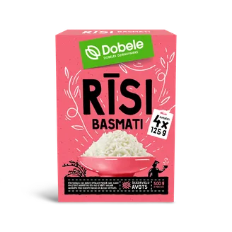 RĪSI DOBELE BASMATI 125GX4