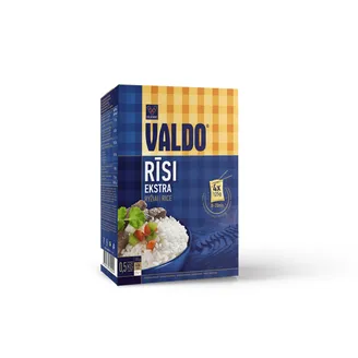 Rīsi Ekstra 4x125g, Valdo