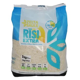 RĪSI ZELTA SAULE EKSTRA 1KG