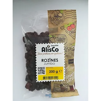 ROZĪNES ALIS CO JUMBO 200G