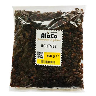 ROZĪNES ALIS CO SULTANA 500G