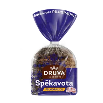 Spēkavota rudzu maize Druva FAZER 400g