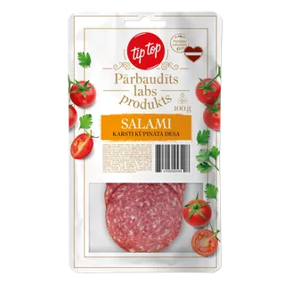 SALAMI TIP TOP KARSTI KŪPINĀTS ŠĶĒLĒS 100G