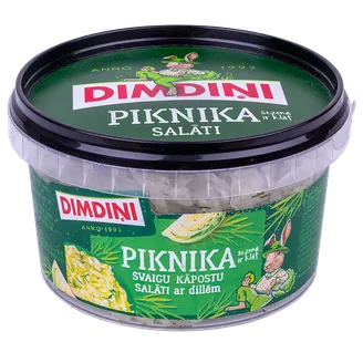 DIMDIŅI Svaigu kāpostu salāti ar Dillēm, 400g
