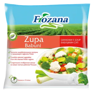 SALD. DĀRZEŅI FROZANA VECMĀMIŅAS DĀRZEŅU ZUPA 400G