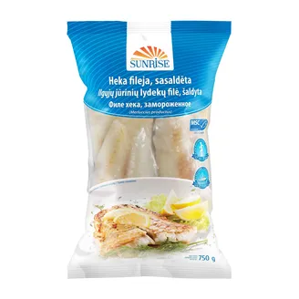 SALD. HEKA FILEJA SUNRISE BEZ ĀDAS 750G