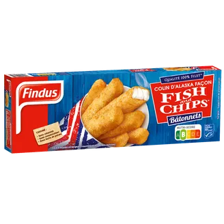 SALD. MINTAJAS FIL. FINDUS FISH AND CHIPS NŪJIŅAS 364G