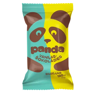 SALDĒJUMS PANDA VANIĻAS ŠOKOLĀDES VAF. GLĀZ. 65G