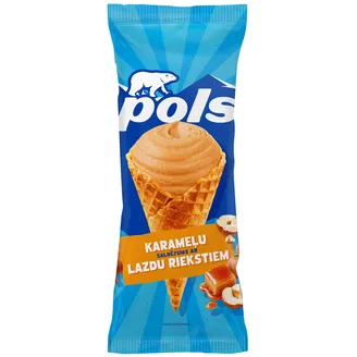 SALDĒJUMS POLS KARAMELE AR LAZDU RIEKSTIEM VAF.KONUSĀ 90G