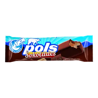 SALDĒJUMS POLS ŠOKOLĀDES ŠOKOLĀDES GLAZŪRĀ UZ KOCIŅA 75G