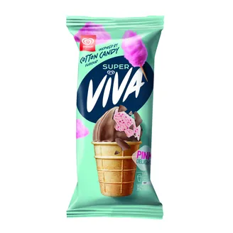 Saldējums Super Viva Cotton Candy 170ml/93g