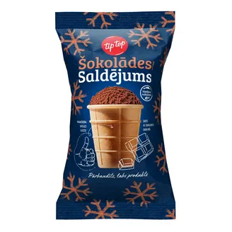 SALDĒJUMS TIP TOP ŠOKOLĀDES GARŠAS VAFEĻU GLĀZĒ 65G