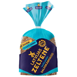 Saldskābmaize Zeltene gaišā rudzu 390g
