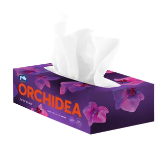 SALVETES KOSMĒTISKĀS GRITE ORCHIDEA 3KĀRTAS 100LAPAS