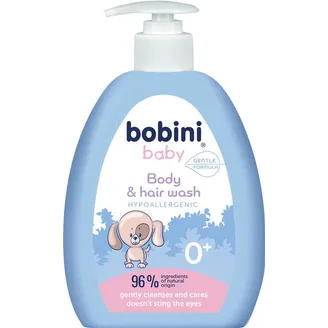 ŠAMPŪNS DUŠAS ŽELEJA BOBINI BABY 2IN1 300ML 0+