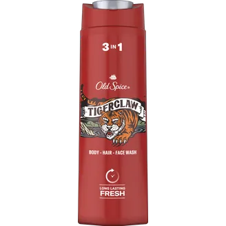 ŠAMPŪNS UN DUŠAS ŽELEJA OLD SPICE TIGER CLAW 400ML