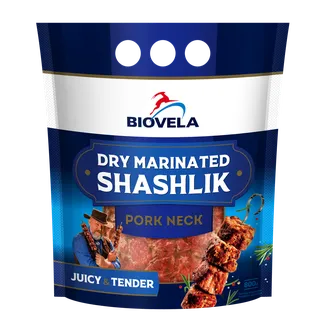 ŠAŠLIKS BIOVELA CŪKGAĻAS SAUSĀ MARINĀDĒ 800G