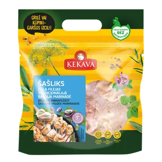 ŠAŠLIKS ĶEKAVA CĀĻA FILEJAS TRADICIONĀLAJĀ BALTAJĀ MAR. 800G