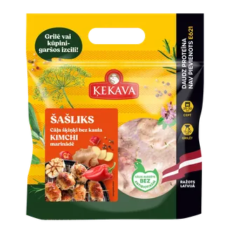 ŠAŠLIKS ĶEKAVA CĀĻA ŠĶIŅĶA KIMCHI MARINĀDĒ 800G
