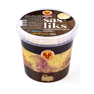 ŠAŠLIKS RGK CŪKGAĻAS KRĒMĪGAJĀ-SINEPJU MARINĀDĒ 900G
