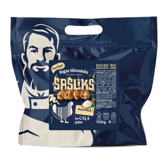 ŠAŠLIKS RĪGAS MIESNIEKS CĀĻA MAJONĒZĒ 700G
