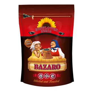 SAULESPUĶU SĒKLAS BAZARO MELNAS CEPTAS XXL 300G