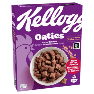 SAUSĀS BROKASTIS KELLOGGS OATIES COCOA CRUNCH 360G