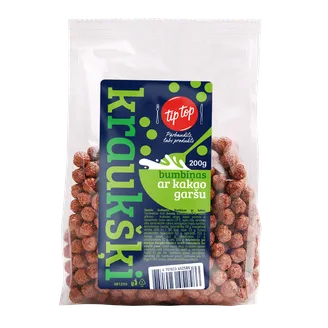 SAUSĀS BROKASTIS TIP TOP BUMBIŅAS AR KAKAO 200G