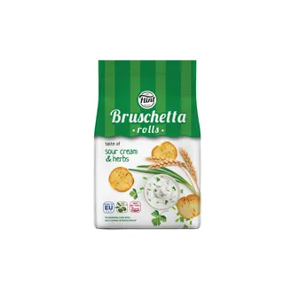 SAUSMAIZĪTES FLINT BRUSKETA SKĀBĀ KRĒJUMA,GARŠAUGU GARŠU 65G