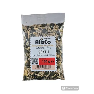 SĒKLU MAISĪJUMS ALIS CO AR CIEDRU RIEKSTIEM 150G