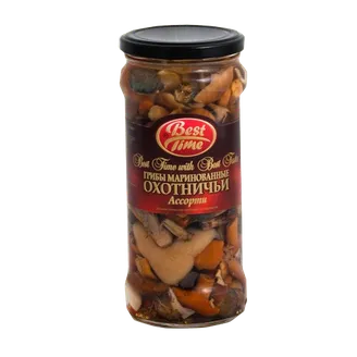SĒNES BEST TIME OHOTŅIČIJE KONSERVĒTAS 580G