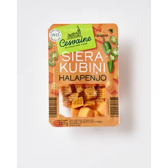 SIERA KUBIŅI CESVAINE ČEDARAS RED AR HALAPENJO 110G