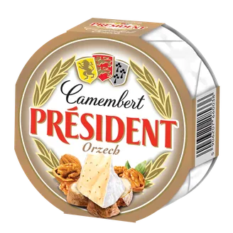 Siers mīkstais President Camembert ar valriekstiem 32% 120g