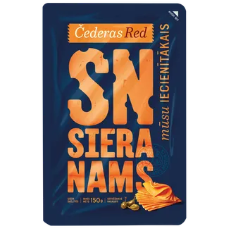 Siers Siera nams Čederas red šķēlītēs 150g