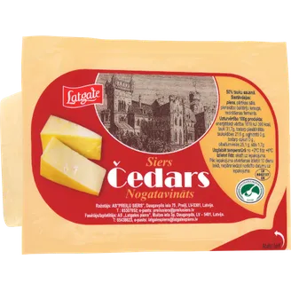 SIERS ČEDARS LATGALE 50% SVERAMS FASĒTS