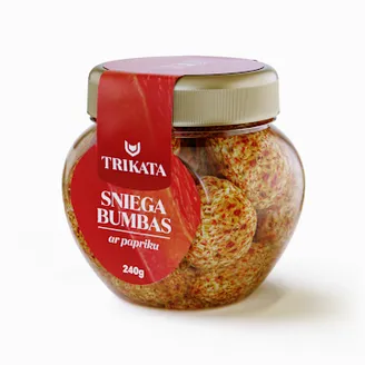 SIERS TRIKATA SNIEGA BUMBAS AR PAPRIKU 240G